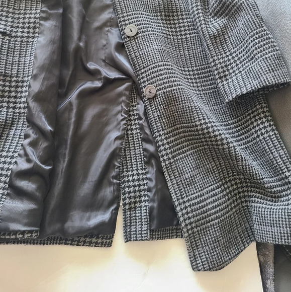 Lauren Ralph Lauren Women's Coat Size 16 Houndstooth Print - Picture 9 of 11